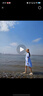 GLO-STORY沙灘帽女海邊遮陽(yáng)防曬大沿草帽小清新出游百搭太陽(yáng)帽WMZ824172 曬單實(shí)拍圖