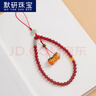 默研（MOYAN）柿柿如意紅瑪瑙手機鏈掛手腕繩本命年手機掛件掛鏈手機掛繩相機鏈 柿柿順心-紅瑪瑙手機鏈 B03-101 曬單實(shí)拍圖