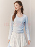 森馬（Semir）t恤女短款大圓領(lǐng)修身顯瘦2025春秋純色上衣內搭109125101011 曬單實(shí)拍圖