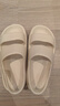 優(yōu)調(diào)涼鞋女士2025新款厚底增高踩屎感夏季沙灘外穿涼鞋 白色  39  曬單實拍圖