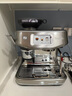 鉑富（Breville）BES881 半自動(dòng)咖啡機 家用意式 智能觸摸屏 智能輔助壓粉系統 恒溫萃取 大容量水箱 鍛光銀 曬單實(shí)拍圖
