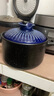 美廚（maxcook）陶瓷煲砂鍋 湯鍋燉鍋養生煲 手工彩釉耐干燒 3.2L藍MCTC3309 曬單實(shí)拍圖