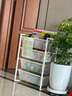 宜家（IKEA）JONAXEL尤納賽爾帶細(xì)網(wǎng)籃書架落地花架置物架衛(wèi)生間收納 儲物組合 密網(wǎng)籃25x51x70cm 曬單實拍圖