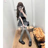 春野奈灰二本水手服女可愛甜妹學(xué)院風(fēng)學(xué)生日系校供JK制服套裝 灰二本短袖+黑色領(lǐng)花 （高檔款） M 曬單實(shí)拍圖