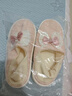 婧麒（JOYNCLEON）月子鞋夏季薄款包跟產(chǎn)后孕婦鞋春夏天產(chǎn)婦月子鞋厚底防滑56月拖鞋 花朵蝴蝶結粉色【夏季透氣防滑】 38 曬單實(shí)拍圖
