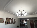 CASAGD中古風(fēng)白蠟?zāi)究蛷d吊燈法式復(fù)古實木餐廳美式主臥室魔豆燈casa照明 啞光沙鎳 白蠟?zāi)?黑胡桃色-8頭 曬單實拍圖