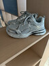回力官方女鞋百搭潮流老爹鞋女軟彈運動(dòng)鞋女跑步鞋女休閑鞋子女款 銀黑色 37 曬單實(shí)拍圖