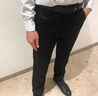 羅蒙西裝褲男士春秋季新款高端商務(wù)休閑修身直筒褲免燙抗皺職業(yè)長(cháng)褲子 黑色 34 (2尺7) 曬單實(shí)拍圖