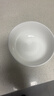 浩雅釉下彩景德鎮(zhèn)陶瓷餐具面碗湯碗大號(hào)飯碗簡約 純白6英寸4個(gè)裝 曬單實(shí)拍圖