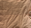 無印良品（MUJI）女式 涼感 短袖罩衫t恤上衣打底衫女款內(nèi)搭25年夏季女裝 涼感物語 淺橙色條紋 M (160/84A) 曬單實拍圖