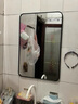 笑盈盈家居  XIAOYINGYING HOME浴室鏡子貼墻自粘衛生間廁所洗面臺洗手盆免打孔掛墻式防水玻璃鏡 經(jīng)典黑【高清銀鏡面】 30*40cm 曬單實(shí)拍圖