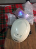野馬（YEMA）3C認(rèn)證電動車頭盔男女摩托車半盔夏季防曬雙鏡片0感天窗四季通用電瓶車安全帽370S 卡其白配極光短 曬單實拍圖