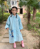 正雨雨衣兒童小學(xué)生幼兒園雨披上學(xué)專(zhuān)用防暴雨男女童書(shū)包位 甜酷小兔【升級防水高領(lǐng)+高清大帽檐+雙層防水門(mén)襟】 L【110-125cm】 曬單實(shí)拍圖