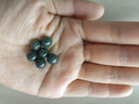 金玉蘭香玉石散珠5mm-10mm優(yōu)選冰種油青天然a貨玉珠子手鏈項鏈diy圓珠 優(yōu)選8mm油青（1顆）深色（約7.5mm） 曬單實拍圖