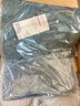 無印良品（MUJI）女式漢麻混斜紋抽褶寬版褲褲子女款25年夏季休閑褲女裝闊腿褲長褲 煙熏綠色 L (165/70A) 曬單實(shí)拍圖