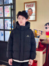 鴨鴨童裝羽絨服冬季兒童外套秋冬2024新款加厚中大童面包服冬裝 藍色 140 曬單實拍圖
