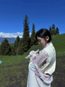 桑咻波西米亞風(fēng)旅游針織連帽披肩女2025新款民族風(fēng)氛圍感開(kāi)衫斗篷外搭米白色 【帶帽子流蘇披肩】 曬單實(shí)拍圖