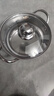 【加高】不銹鋼湯鍋加厚家用加高煲湯大容量煮粥燉鍋 小號【18cm】湯鍋+玻璃蓋 曬單實拍圖