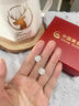 中國(guó)黃金S999足銀耳釘女款山茶花首飾品耳飾節(jié)日生日禮物送女友老婆 玫瑰禮盒+山茶花耳釘【螺絲款】 曬單實(shí)拍圖