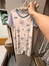 貝肽斯兒童睡衣夏季薄款純棉2025新款男女兒童家居服連體衣服套裝 曬單實(shí)拍圖
