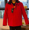 駱駝（CAMEL）三防沖鋒衣戶(hù)外登山服防風(fēng)防水防污三合一運動(dòng)外套 AD12263514X,抓絨內膽耀眼紅男女 L 曬單實(shí)拍圖