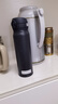 膳魔師（THERMOS）保溫杯原裝進(jìn)口大容量彈蓋鎖扣男女士輕量便攜不銹鋼水杯子送禮物 炭黑色600ml 曬單實(shí)拍圖