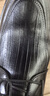 海瀾之家（HLA）皮鞋男新品商務(wù)正裝內增高男士皮鞋西裝德比鞋子男 黑色【內增高HAAPXM4DAO316】 43 曬單實(shí)拍圖
