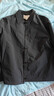 與狼共舞【甄選細紋面料】時(shí)尚工裝風(fēng)翻領(lǐng)外套易打理防風(fēng)男士夾克 001黑色 尺碼偏小可選大一碼 2XL 185/100A 曬單實(shí)拍圖