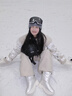 ISEE MIGGA【絲絨絎縫】戶(hù)外新款滑雪服女款套裝雙板修身裝備背帶褲雪服 絲絨絎縫-米白套裝 M 曬單實(shí)拍圖