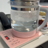通用九陽(yáng)養生壺配件K15-D05S D67 K15-D03單壺身熱水壺玻璃壺體 粉紅色 單壺不帶底座 曬單實(shí)拍圖