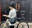 滕閣廂 斜挎包男單肩包男士挎包通勤騎行運(yùn)動(dòng)休閑百搭單肩大容量餃子包 黑色大號(hào) 曬單實(shí)拍圖