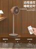 美的（Midea）【語音智控】空氣循環(huán)扇/家用電風扇/臥室遙控落地扇/輕音柔風立式定時/臺式桌面小風扇 FGA24THR 曬單實拍圖