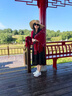 十竹連帽披肩女民族風(fēng)云南海邊川西旅游外搭圍巾披風(fēng)2025新款斗篷禮物 酒紅色【連帽】民族風(fēng)拍照出片 曬單實(shí)拍圖