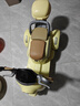 HIMEILI兒童電動(dòng)摩托車(chē)可坐雙人遙控三輪車(chē)1-6歲男女孩寶寶可駕駛玩具車(chē) 黃色雙驅+12V9A+軟座+遙控 曬單實(shí)拍圖