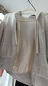 Pure:Moment:商場同款24秋新品花灰寬松衛(wèi)衣絨衫4F8201902Q 花灰 S 曬單實拍圖