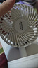 澳柯瑪（AUCMA）風寶小風扇桌面電風扇小型臺扇USB充電風扇廚房臺式電風扇/宿舍戶外迷你大風力小電扇4000毫安 曬單實拍圖