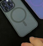 摯衛(wèi)士【膚感磁吸】適用蘋果13手機殼iPhone13保護套magsafe磁吸無線充電超薄防摔親膚磨砂半透 午夜黑 曬單實拍圖