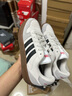 adidas「小鋸齒」D-PAD CLASSIC休閑美高風(fēng)復(fù)古籃球板鞋阿迪達(dá)斯 淺灰/黑色/淺猩紅   38 曬單實(shí)拍圖