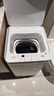 美的（Midea）全自動(dòng)母嬰專(zhuān)用波輪洗衣機(jī) 3KG黃金容量 V21EPLUS健康除螨洗一鍵筒自潔 纖巧萌白機(jī)身 國(guó)家補(bǔ)貼15% MB30V21EPLUS 曬單實(shí)拍圖
