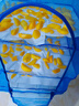 八海鳥折疊曬魚網(wǎng)100CM五層曬干籠防蟲防蠅籠晾干家用曬菜曬干貨晾曬網(wǎng) 曬單實拍圖