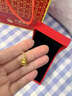 中國黃金（CHINA GOLD）葫蘆黃金耳釘女款足金福祿彎鉤耳墜耳飾教師節禮物生日送女友老婆 葫蘆耳墜【贈S925銀圓珠耳鉤】約0.6g 曬單實(shí)拍圖