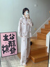 TEENIE WEENIE小熊刺繡睡衣女2025新款秋季寬松純棉印花長(cháng)袖家居服 蠟粉色滿(mǎn)印 【秋日童話(huà)|開(kāi)襟】女|長(cháng)袖長(cháng)褲 L 曬單實(shí)拍圖