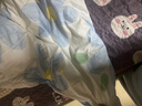 南極人（NanJiren）A類大豆被子四季通用棉被大豆纖維被子春秋被芯宿舍單人冬天被褥 熊貓-奶昔白拼草綠/親膚柔軟 150x200cm【約4斤】 春秋被 曬單實(shí)拍圖