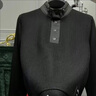 皮爾卡丹（pierre cardin）高端新款時(shí)尚扣子半立領(lǐng)衛衣男士秋冬季時(shí)尚長(cháng)袖T恤男裝打底衫潮 黑色 2XL 135-150斤 曬單實(shí)拍圖