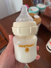 奶瓶新生兒初生寶寶防脹氣防嗆奶玻璃120ml配自然S碼+防嗆SS 曬單實(shí)拍圖