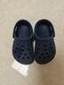 crocs卡駱馳洞洞鞋貝雅男鞋女鞋輕便耐磨一腳蹬拖鞋休閑鞋|10126 深藍-410 43 (270mm) 曬單實(shí)拍圖