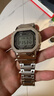 卡西歐（CASIO）手表男G-SHOCK經(jīng)典小方塊小銀塊電子表送男友禮物GMW-B5000D-1PRT 曬單實拍圖