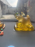 紫杉堡（Chateau d'If）汽車(chē)擺件平安葫蘆車(chē)上飾品高檔車(chē)載香薰車(chē)內裝飾用品大全車(chē)載擺件 平安是福-淺琥色+香水 曬單實(shí)拍圖