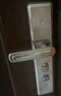 虎頓（HOTUN）防盜門把手防盜門鎖入戶門把手不銹鋼防撬拉手防盜面板03B本色 曬單實(shí)拍圖