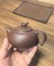 漢帝唐韻（HDTYU）宜興紫砂壺王建龍手工泡茶茶壺家用紫泥老泥料母子情深320cc 紫泥款 曬單實(shí)拍圖